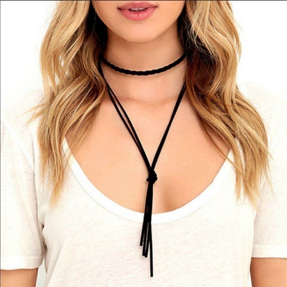 Choker tassel necklace chic fierce versatile bold